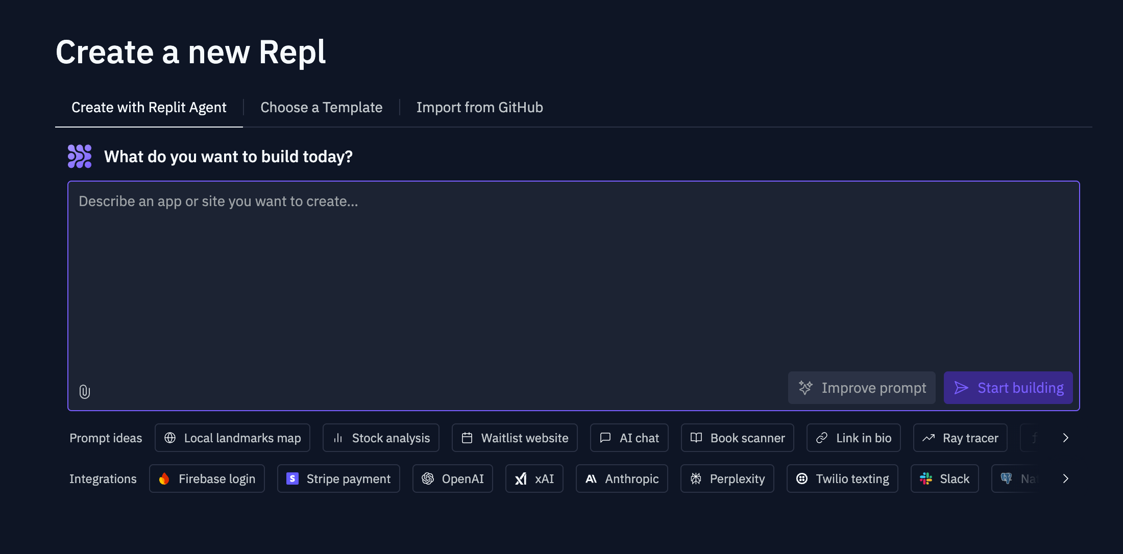 배포할 Repl 선택